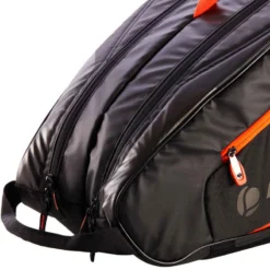 SAC TENNIS ARTENGO 530 L NOIR ORANGE -Sportmania sac tennis artengo 530 l noir orange 3