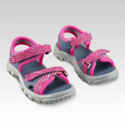 Quechua Sandales De Randonnée MH100 KID Bleues Rose - Enfant - 24 AU 31 -Sportmania sandales de randonnee mh100 kid bleues rose enfant 24 au 31 3