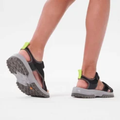 Quechua Sandales De Randonnée MH120 TW Noire - Enfant - 28 AU 39 -Sportmania sandales de randonnee mh120 tw rouges enfant 28 au 39 4