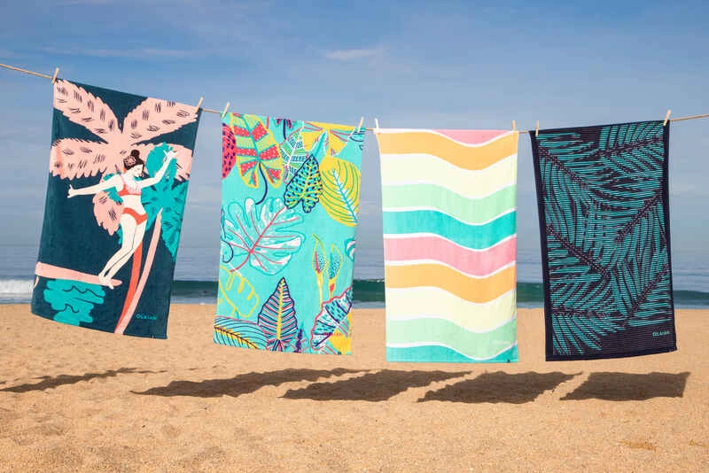 SERVIETTE L PRINT Bigpalm 145x85 Cm 2 SERVIETTE L PRINT Bigpalm 145x85 Cm – Image 2