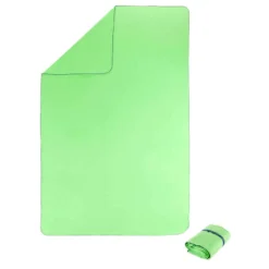 Serviette Microfibre Verte Fluo Ultra Compacte Taille XL 110 X 175 Cm