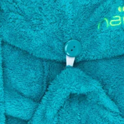 Serviette De Bain Microfibre Douce Pour Cheveux Bleu -Sportmania serviette microfibre douce cheveux bleu 3