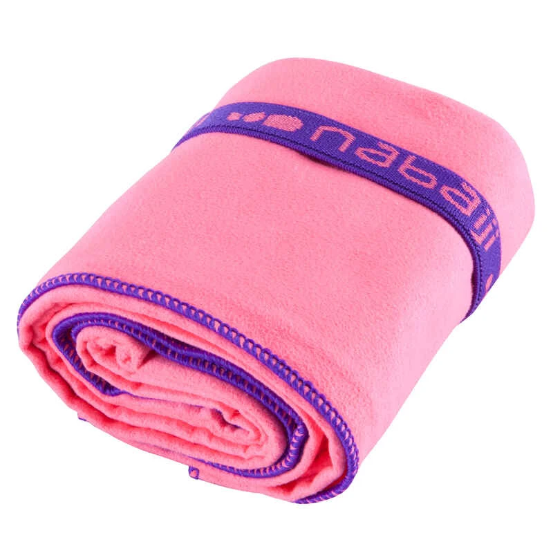 Serviette Microfibre Rose Ultra Compacte Taille M 65 X 90 Cm 2 Serviette Microfibre Rose Ultra Compacte Taille M 65 X 90 Cm – Image 2
