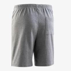 Short Enfant Coton - Basique Gris -Sportmania short 100 garcon gym enfant marine 2