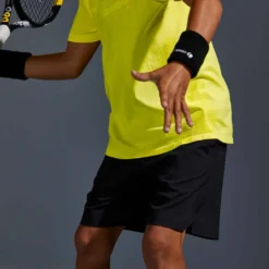 Artengo Short De Tennis Garçon - TSH900 Noir -Sportmania short 900 garcon noir 6