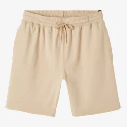 Short Fitness Homme - 500 Essentials Gris Lin -Sportmania short coton majoritaire fitness essentials kaki 6