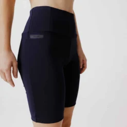 Kalenji Short Cycliste Running Gainant Femme - Run Dry 500 Support Bleu -Sportmania short cycliste running gainant femme run dry 500 support bleu 2