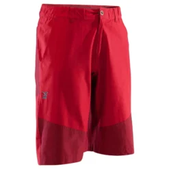 Simond SHORT D'ESCALADE STRETCH - VERTIKA HOMME ROUGE GRENAT