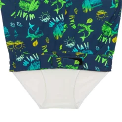 SHORT DE BAIN GARCON BLEU MARINE -Sportmania short de bain garcon bleu marine 2