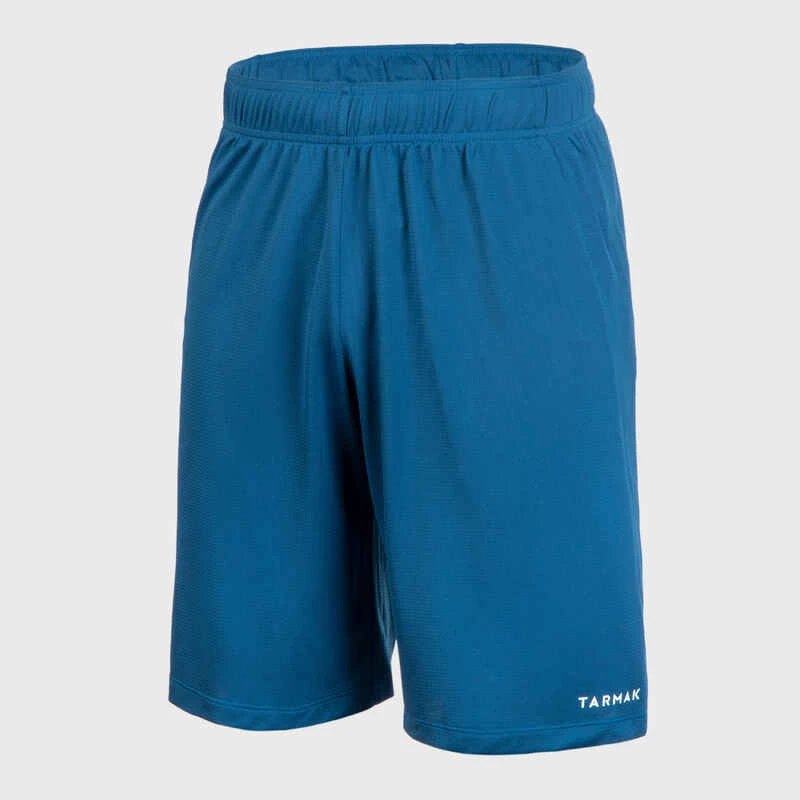 SHORT DE BASKETBALL HOMME/FEMME - SH100 BLEU 2 SHORT DE BASKETBALL HOMME/FEMME - SH100 BLEU – Image 2