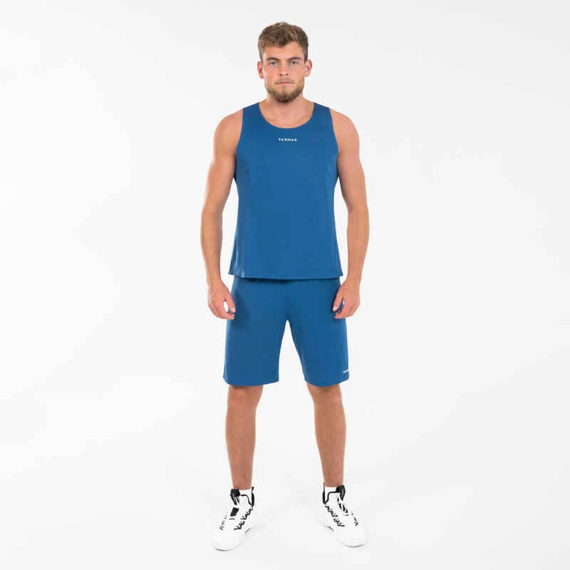 SHORT DE BASKETBALL HOMME/FEMME - SH100 BLEU 4 SHORT DE BASKETBALL HOMME/FEMME - SH100 BLEU – Image 4