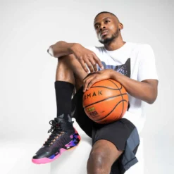 SHORT BASKETBALL HOMME / FEMME - SH500 NOIR -Sportmania short de basketball homme sh500 gris 3