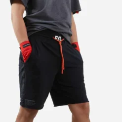 SHORT DE BOXE 100 ADULTE NOIR