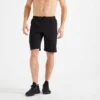 Short De Fitness Collection Respirant Poches Zippées Homme - Noir