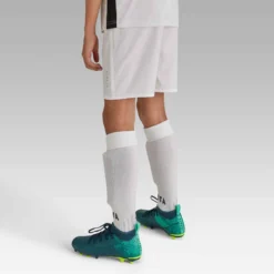 Kipsta Short De Football VIRALTO CLUB Enfant Blanc -Sportmania short de football enfant f500 noir 4