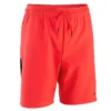 Kipsta Short De Football VIRALTO SOLO Enfant Rouge Fluo