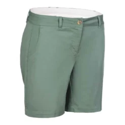 Short De Golf Femme MW500 Vert -Sportmania short de golf femme mw500 bleu marine 5