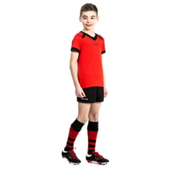 Short De Rugby R100 Avec Poches Enfant Noir -Sportmania short de rugby r100 avec poches enfant noir 3