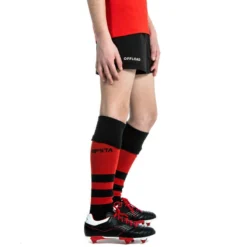 Short De Rugby R100 Avec Poches Enfant Noir -Sportmania short de rugby r100 avec poches enfant noir 5