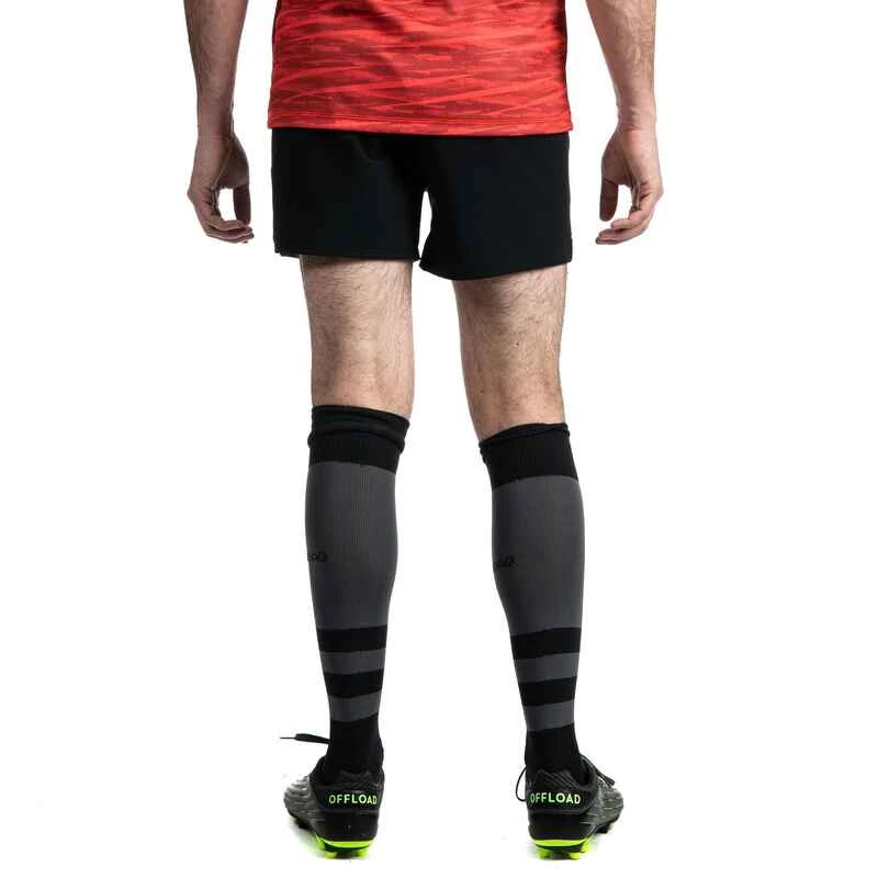 Short De Rugby R500 Homme Noir 8 Short De Rugby R500 Homme Noir – Image 8