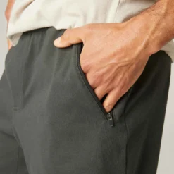 Short Fitness Homme - 500 Vert Foncé -Sportmania short de sport 520 long homme noir 4