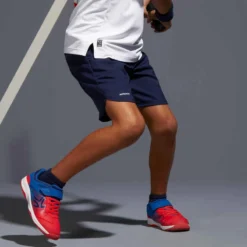 Artengo Short De Tennis Garcon - TSH500 Bleu Marine -Sportmania short de tennis garcon tsh500 bleu marine 9