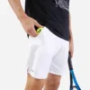 SHORT DE TENNIS HOMME - ARTENGO ESSENTIAL+ BLANC