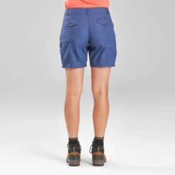 Short De Trek Voyage - TRAVEL 100 Bleu Femme -Sportmania short de trek voyage travel 100 bleu femme 3