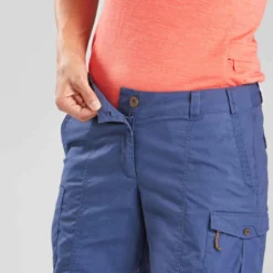 Short De Trek Voyage - TRAVEL 100 Bleu Femme -Sportmania short de trek voyage travel 100 bleu femme 5