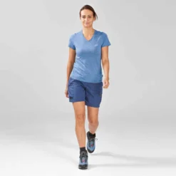Short De Trek Voyage - TRAVEL 100 Bleu Femme -Sportmania short de trek voyage travel 100 bleu femme 8