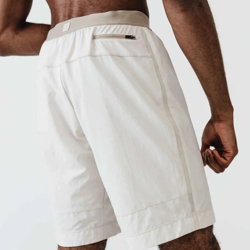 SHORT 2 EN 1 DE RUNNING HOMME AVEC BOXER Intégré KALENJI DRY + BEIGE LIN 6 SHORT 2 EN 1 DE RUNNING HOMME AVEC BOXER Intégré KALENJI DRY + BEIGE LIN – Image 6