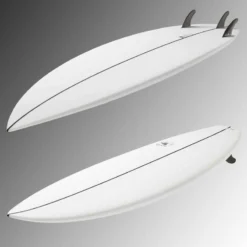 SHORTBOARD 900 6'1" 33L - Livré Avec 3 Ailerons FCS2 -Sportmania shortboard 900 6 1quote 33 l 6