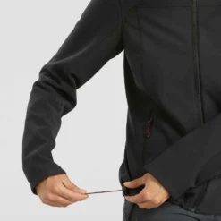 Softshell Chaude Coupe Vent De Trek Montagne - TREK 100 WINDWARM Noir Femme -Sportmania softshell chaude coupe vent de trek montagne trek 100 windwarm noir femme 5