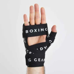 SOUS-GANTS DE BOXE 500 ERGO NOIRS -Sportmania sous gants de boxe 500 ergo noirs 3