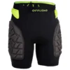 Sous-short De Protection Rugby Homme R500 Noir Jaune