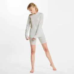 Kipsta Sous-vêtement Keepdry 500 Adulte Manches Longues Blanc -Sportmania sous vetement adulte keepdry 500 noir 10