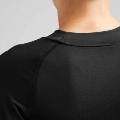 Kipsta SOUS-VETEMENT THERMIQUE HAUT MANCHES LONGUES ENFANT NOIR KEEPCONFORT 100 -Sportmania sous vetement haut keepcomfort manches longues enfant football noir 6