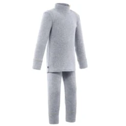 WEDZE Sous Vêtement Pantalon, Legging Ski Bébé - WARM Gris -Sportmania sous vetement pantalon legging ski bebe warm gris 5