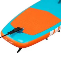 STAND UP PADDLE GONFLABLE DÉBUTANT 9 PIEDS BLEU ET ORANGE -Sportmania stand up paddle gonflable de randonnee debutant 9 pieds bleu et orange 8