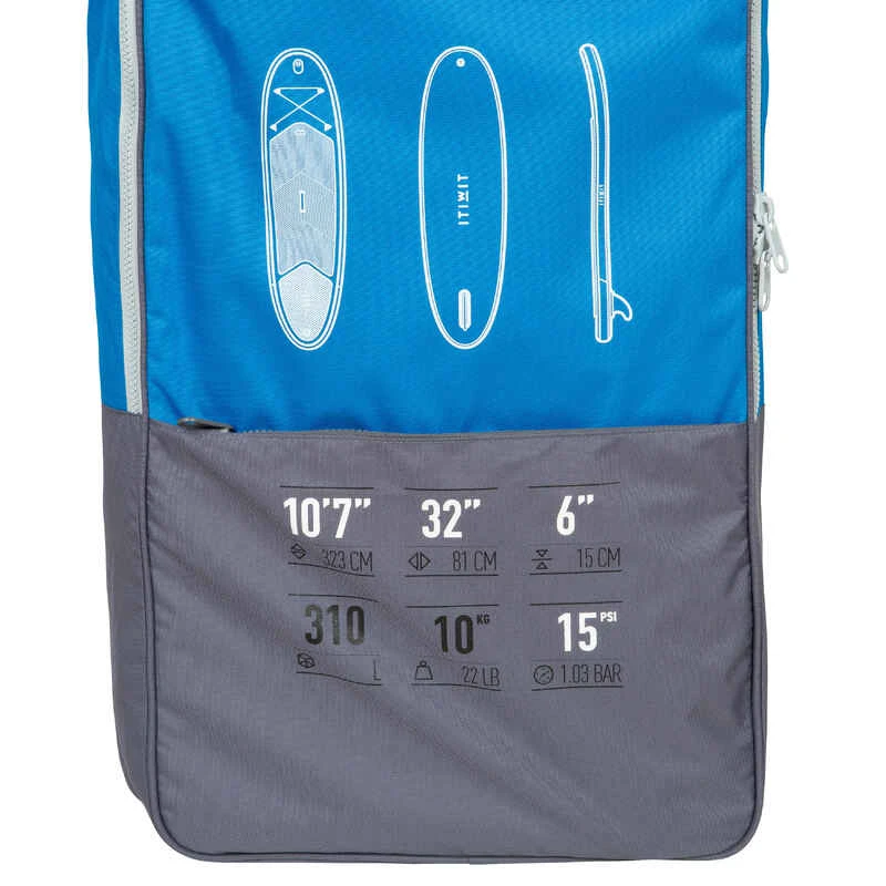 STAND UP PADDLE GONFLABLE RANDONNEE 100 / 10'7 BLEU 20 STAND UP PADDLE GONFLABLE RANDONNEE 100 / 10'7 BLEU – Image 20