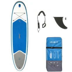 STAND UP PADDLE GONFLABLE RANDONNEE 100 / 10'7 BLEU