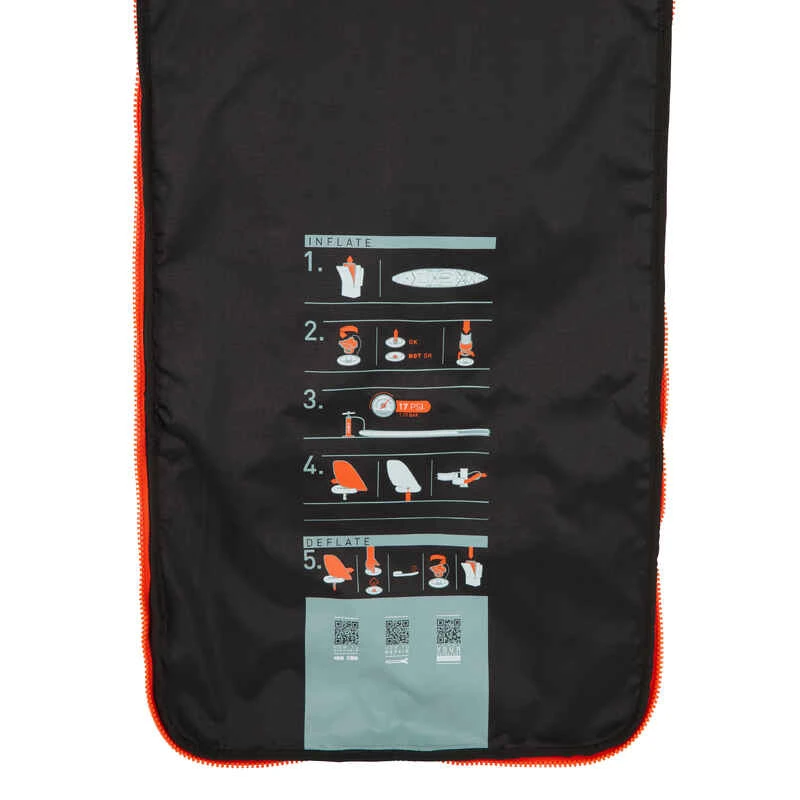 STAND UP PADDLE GONFLABLE RANDONNÉE DROPSTITCH RENFORCÉ X500 / 13"-31'VERT 20 STAND UP PADDLE GONFLABLE RANDONNÉE DROPSTITCH RENFORCÉ X500 / 13"-31'VERT – Image 20