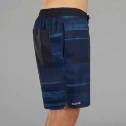 Surf Boardshort Long 100 CLOUD BLUE -Sportmania surf boardshort long 100 wavy venice 2