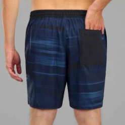Surf Boardshort Long 100 CLOUD BLUE -Sportmania surf boardshort long 100 wavy venice 3