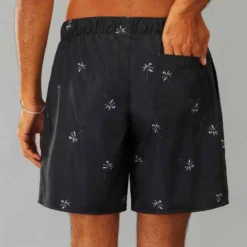 Surf Boardshort Standard 100 PALMITO BLACK -Sportmania surf boardshort standard 100 cosmic corail 4