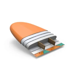 SURF MOUSSE 500 6' - Livré Avec 1 Leash Et 3 Ailerons -Sportmania surf mousse 500 6 livree avec 1 leash et 3 ailerons 2