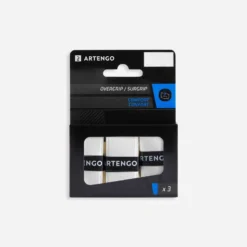 Artengo SURGRIP DE TENNIS CONFORT BLANC LOT DE 3