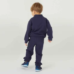 Survêtement Regular Chaud Enfant - Basique Bleu Marine -Sportmania survetement chaud regular bleu baby gym enfant 4