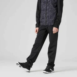 Survêtement Enfant Synthétique Respirant écodesign - Gym'y Noir Et Imprimé -Sportmania survetement enfant synthetique respirant recycle gym y basique bleu 3