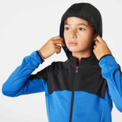 Survêtement Enfant Synthétique Respirant - S500 Bleu Et Noir -Sportmania survetement enfant synthetique respirant s500 bleu et noir 3